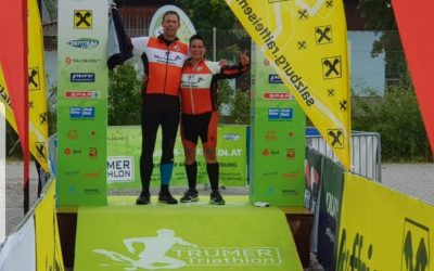Tanja und Jan beim Trumer Triathlon – im Herzen des Salzburger Landes als virtuelles Event