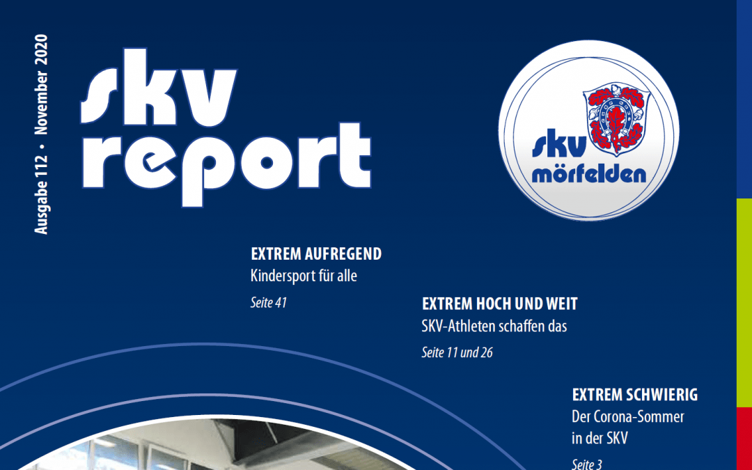 Der SKV Report ist erschienen und die News über das Team MöWathlon findet ihr auf Seite 10, 11 und 31