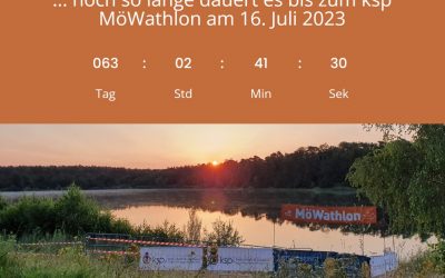 Die Uhr tickt – der Startschuss zum 14. ksp MöWathlon am 16. Juli ist schon fast zu hören!