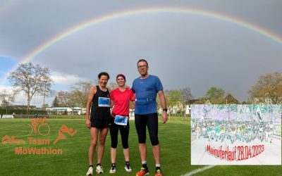 Mainuferlauf des LC Rüsselsheim – auch hier waren MöWathlonis dabei. (von Thorsten Helm)