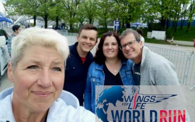 Auch für den guten Zweck ist das Team MöWathlon unterwegs – Wings for Life World Run
