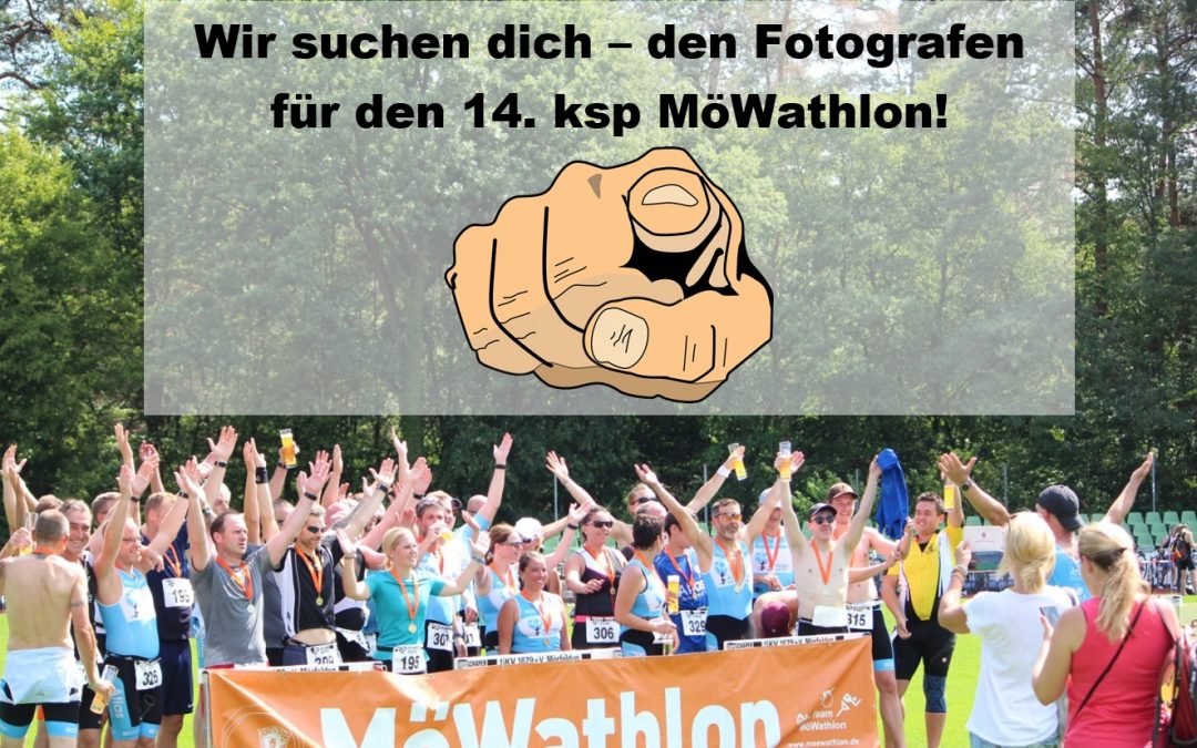 Fotografen für den 14. ksp MöWathlon am 16. Juli 2023 gesucht