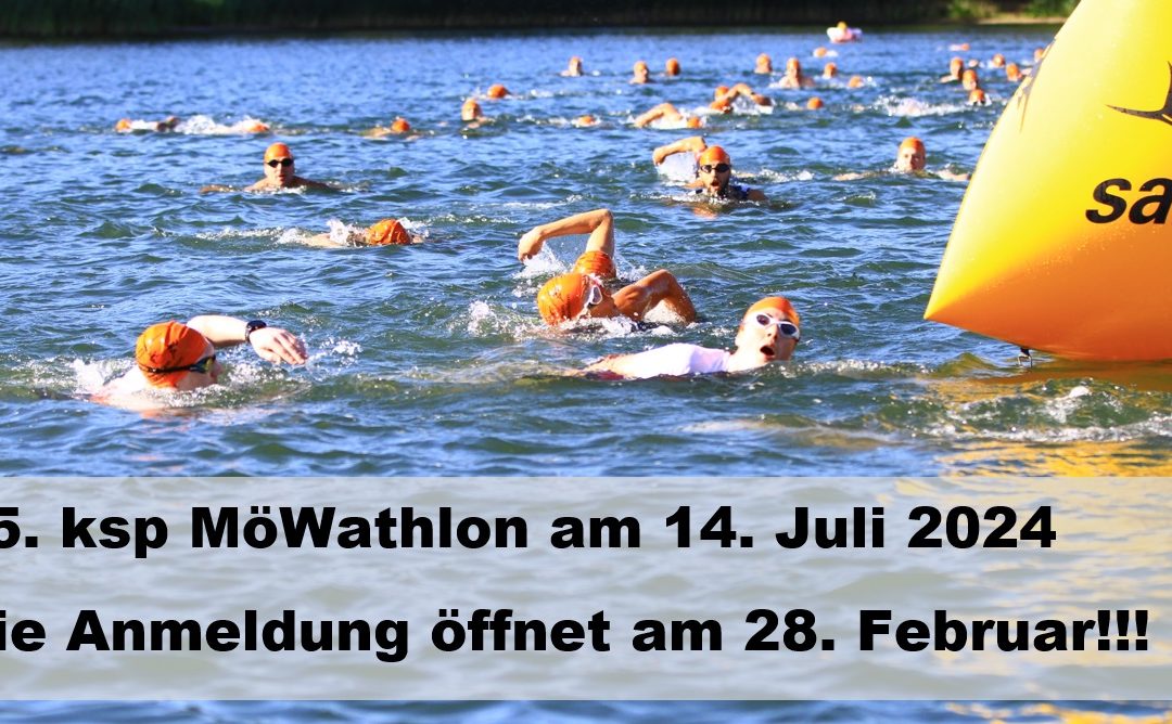 15. ksp MöWathlon am 14. Juli – die Anmeldung öffnet am Mittwoch, den 28. Februar