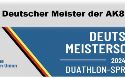 Ernst Zeh – unser Senior wird Deutscher Meister im Duathlon beim GISAduathlon Halle 2024