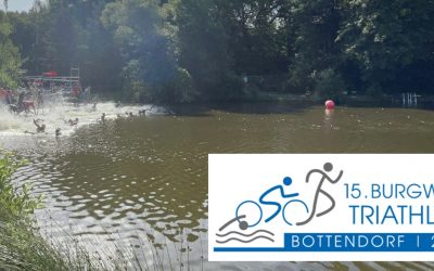 Bottendorf und der Schlossteich, immer wieder ein besonderes Rennen.