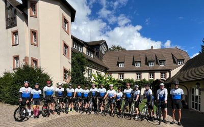 Heute mal in BlauWeiß – Team MöWathlon und die SKV Radsportgruppe im Elsass