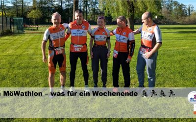 Team MöWathlon – ein hyperaktives Wochenende ist vorbei.