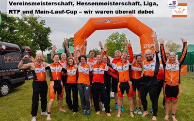 Vereinsmeisterschaft, Hessenmeisterschaft, Liga, RTF und Main-Lauf-Cup – wir waren überall dabei