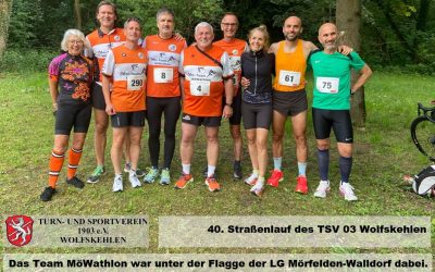 40. Straßenlauf des TSV 03 Wolfskehlen – Team MöWathlon war dabei 🏃‍♂️🏃‍♂️🏃‍♂️
