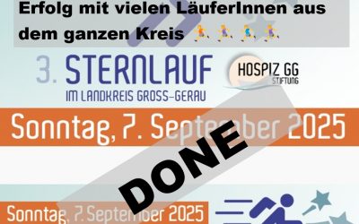 Der 3. Sternlauf der Stiftung Hospiz Gross Gerau – ein voller Erfolg mit vielen LäuferInnen aus dem ganzen Kreis 🏃🏃‍♀️🏃‍♂️🏃‍♀️