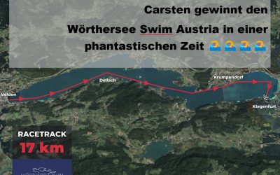 Carsten gewinnt den  Wörthersee Swim Austria in einer phantastischen Zeit 🏊‍♀️🏊‍♀️🏊‍♀️🏊‍♀️
