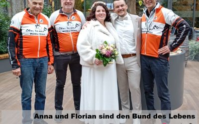 Anna und Florian sind den Bund des Lebens eingegangen – herzlichen Glückwunsch 💞💝👰🏻‍♀️🤵🏻