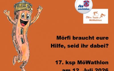 Helferaufruf für den 17. ksp MöWathlon am 11. und 12. Juli