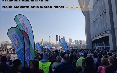 Frankfurt Halbmarathon  – Neun MöWathlonis waren dabei 🏃‍➡️🏃‍➡️🏃‍➡️🏃‍➡️🏃‍➡️