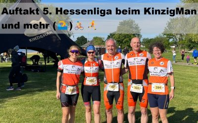 Auftakt 5. Hessenliga beim KinzigMan und mehr (🏊‍♀️)🚴🏃‍➡️ (von Kathrin Böhm und Wolfgang Rubarth)