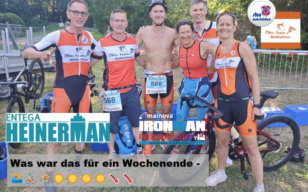 Was war das für ein Wochenende – 🏊‍♀️🚴‍♂️🏃‍➡️☀️☀️☀️☀️🌡️🌡️