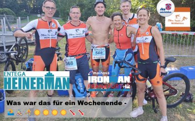 Was war das für ein Wochenende – 🏊♀️🚴♂️🏃➡️☀️☀️☀️☀️🌡️🌡️