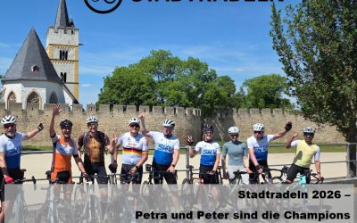 Stadtradeln 2026 – Petra und Peter sind die Champions in der Einzelwertung in MöWa 🚴‍♂️🚴‍♂️🚴‍♂️🚴‍♂️🚴‍♂️🚴‍