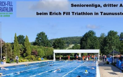 Seniorenliga, dritter Akt,  beim Erich Fill Triathlon in Taunusstein