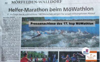 Pressenachlese des 17. ksp MöWathlon