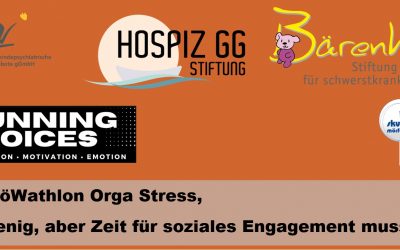 ksp MöWathlon Orga Stress, ein wenig, aber Zeit für soziales Engagement muss sein